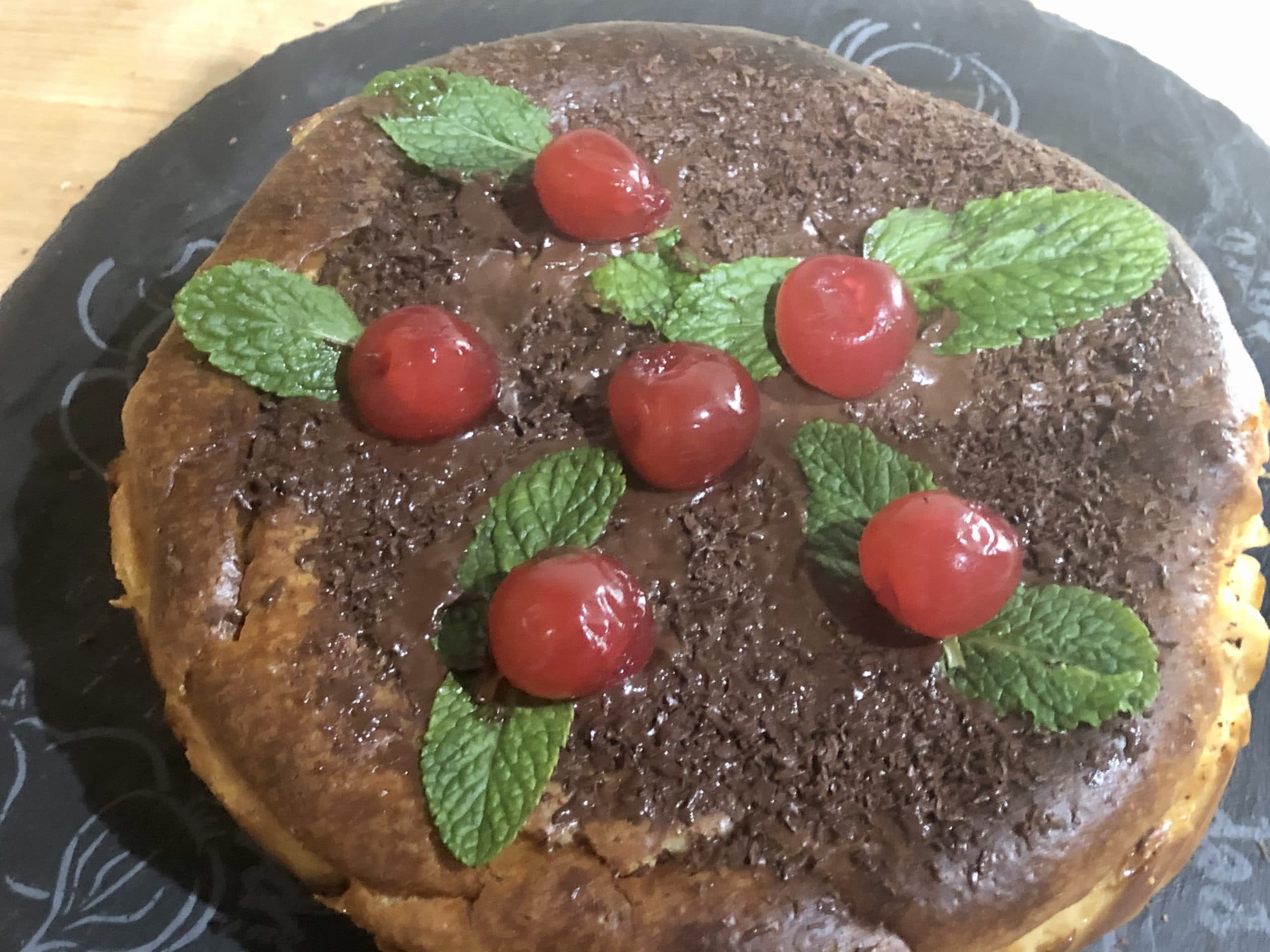 Cheesecake de turrón