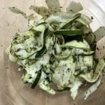 Ensalada de calabacín agridulce con hierbas