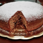 Torta negra navideña
